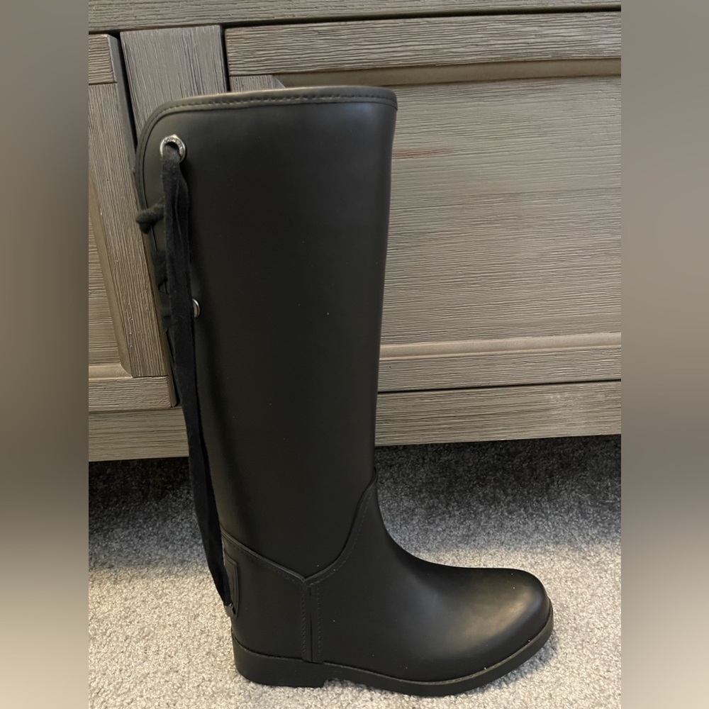 Coach Tristee Matte Rubber Rain Boots